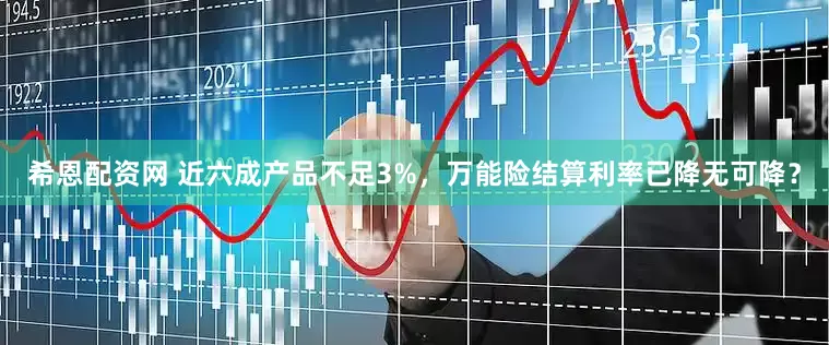 希恩配资网 近六成产品不足3%，万能险结算利率已降无可降？